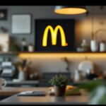 Recrutement McDonald's en France : employé en tenue de travail dans un restaurant moderne
