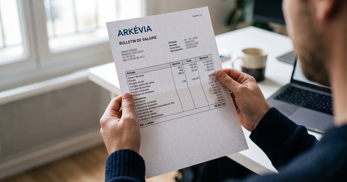 Accès aux bulletins de salaire en ligne via MyArkevia sur ordinateur de bureau