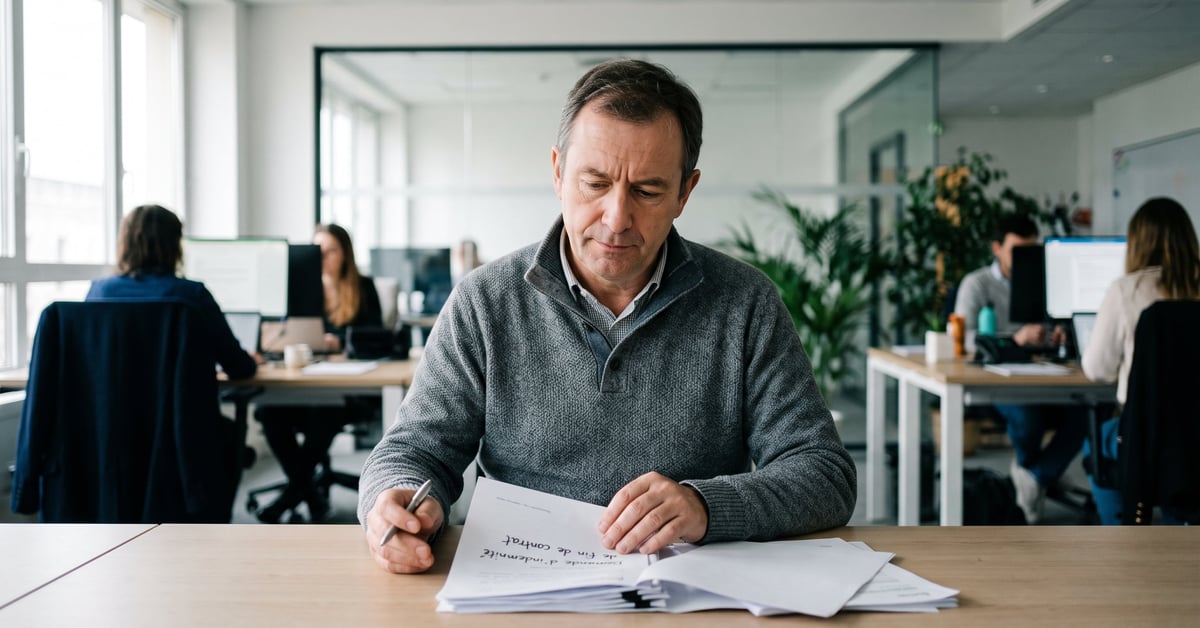 Fin de contrat indemnité : documents contractuels et calcul des droits d'un salarié en fin d'emploi